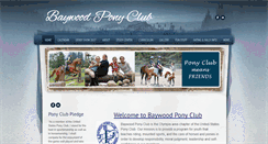 Desktop Screenshot of baywoodponyclub.com